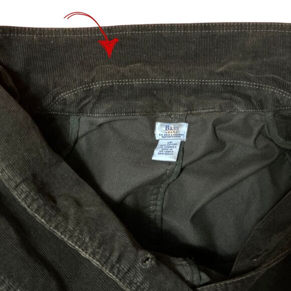 GH Bass Women's Green Corduroy Jacket Size XS Pockets Metal Buttons - Picture 6 of 7